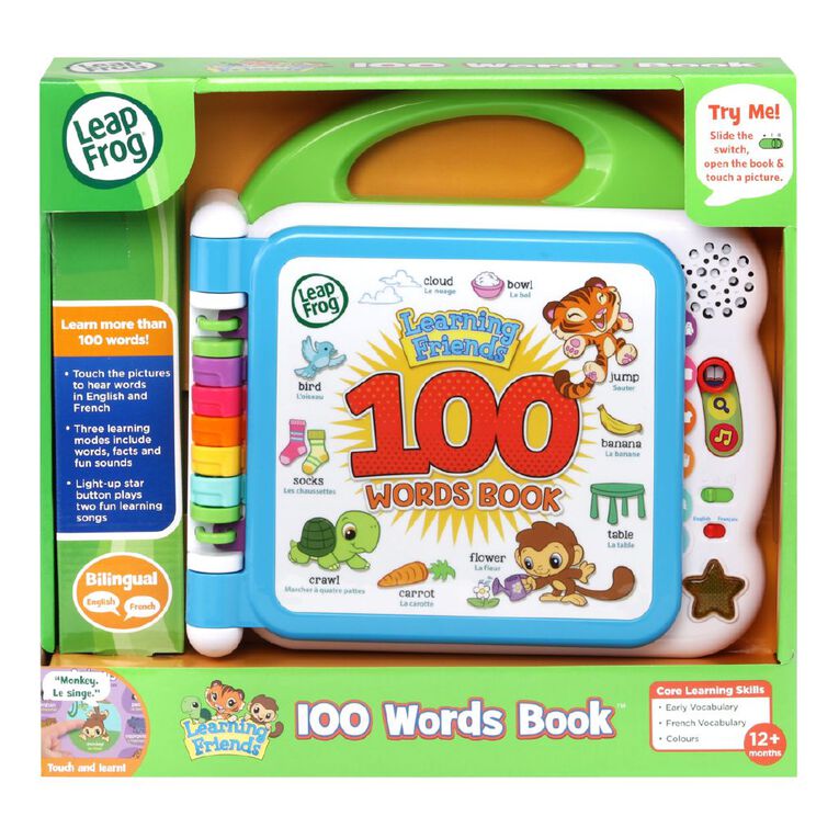 Leap Frog Learning Friends 100 Words Book, , hi-res