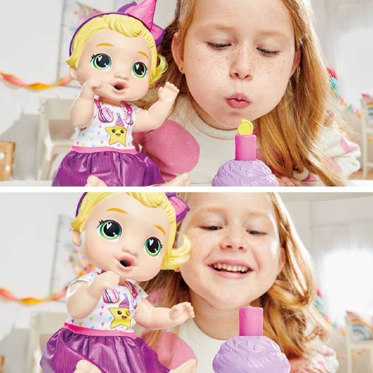 Baby Alive Birthday Bestie Blonde Lala, , hi-res