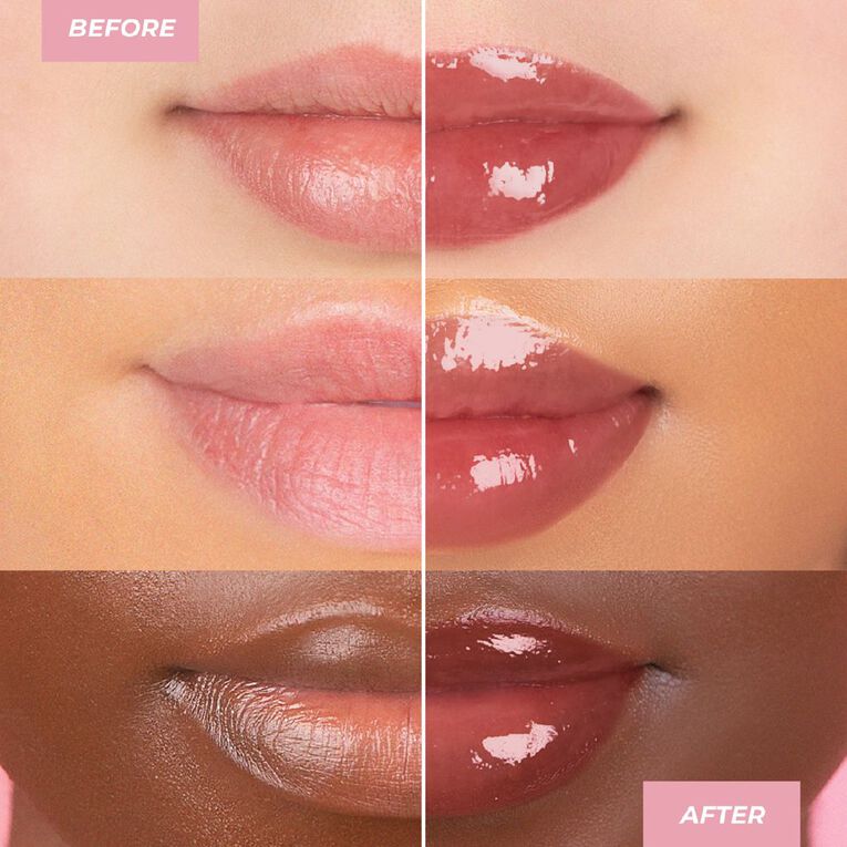 MCoBeauty Lip Plump 4-In-1 Hydrating Lacquer Emily Nude Pink, , hi-res