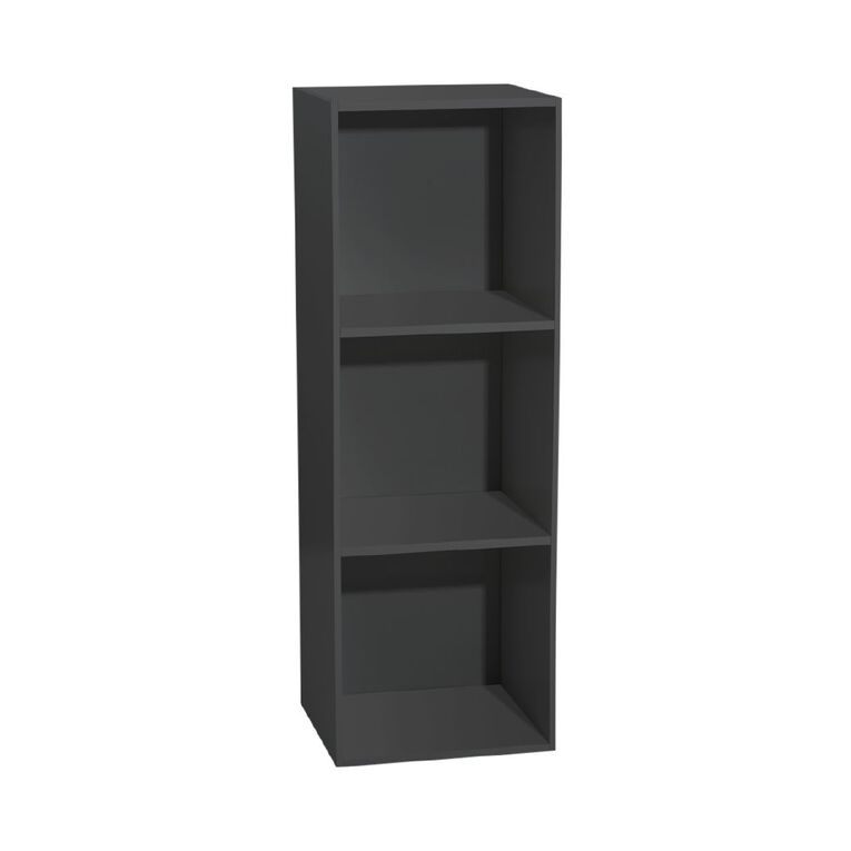 Sort It 1 x 3 Cube Storage Unit Black, , hi-res