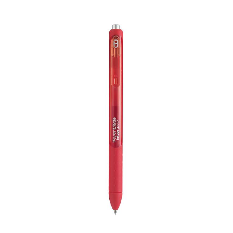 Paper Mate InkJoy 0.7mm Gel Pen Red Mid, , hi-res