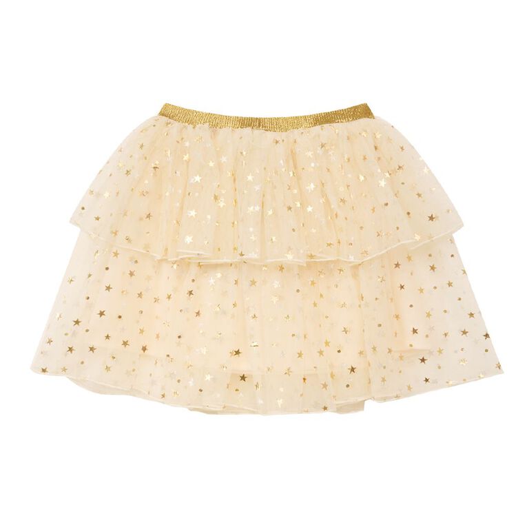Young Original Tulle Skirt, Cream, hi-res