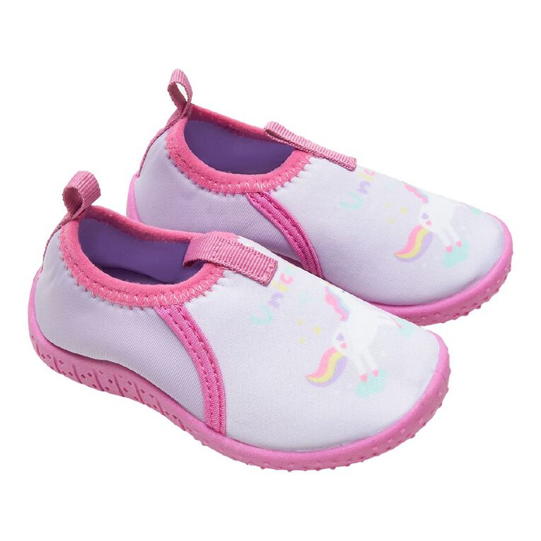 Active Intent Junior Kids' Aqua Socks, Pink, hi-res