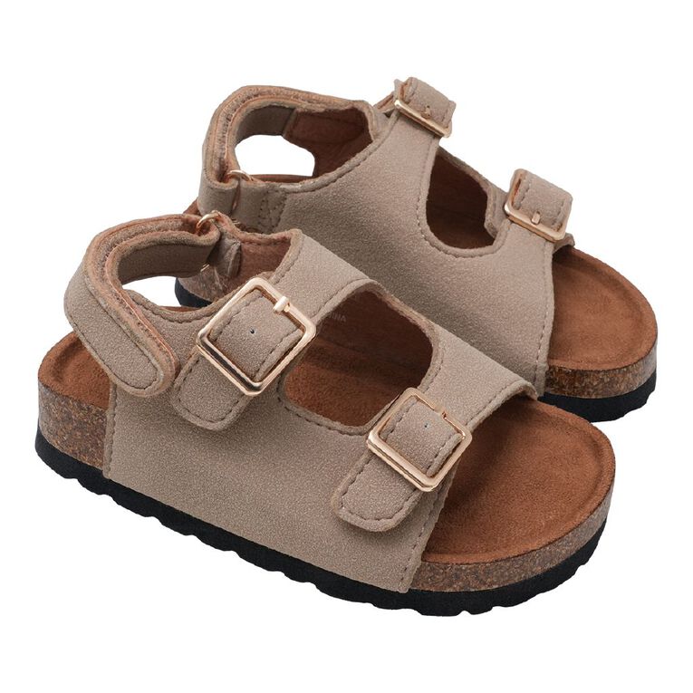 Young Original Junior Kids' Raffy Sandals, Grey, hi-res