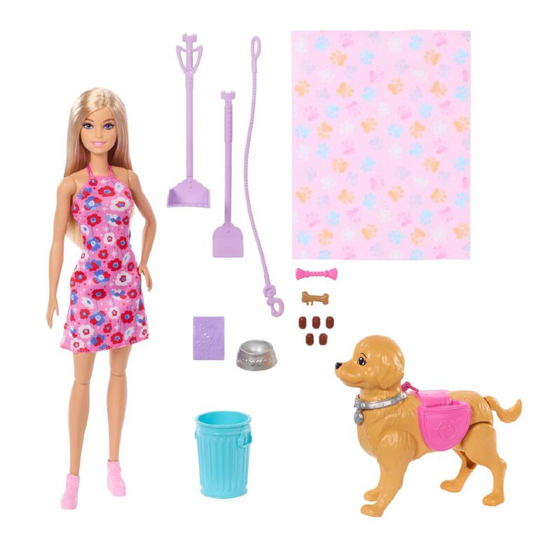 Barbie Doll & Walking Potty Puppy Set, , hi-res