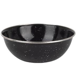 Enamel Camping Bowl Black