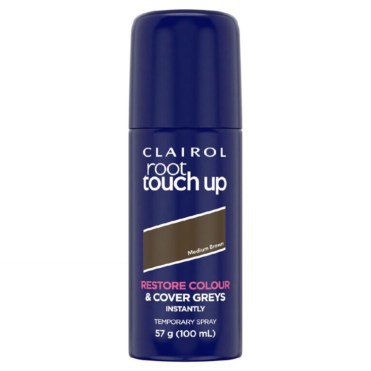 Clairol Root Touch Up Spray Medium Brown 100ml, , hi-res