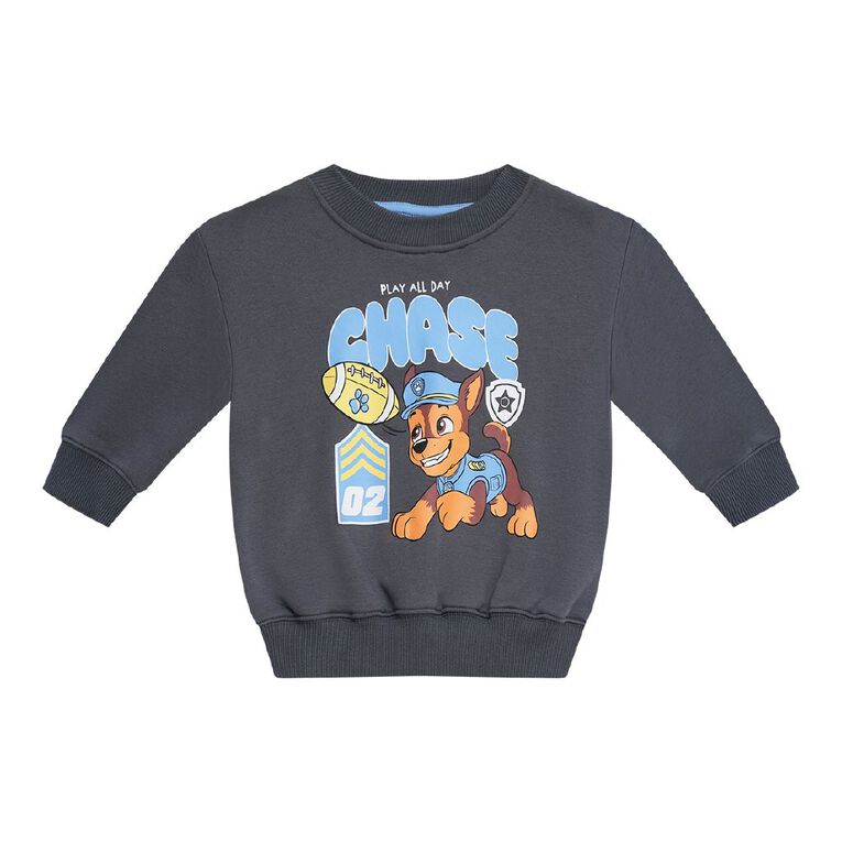 Paw Patrol Preschool Printed Sweatshirt, Grey Dark, hi-res