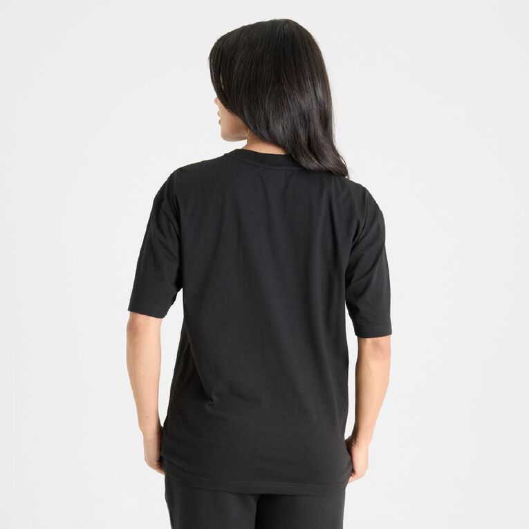 Lonsdale Unisex Tee, Black, hi-res