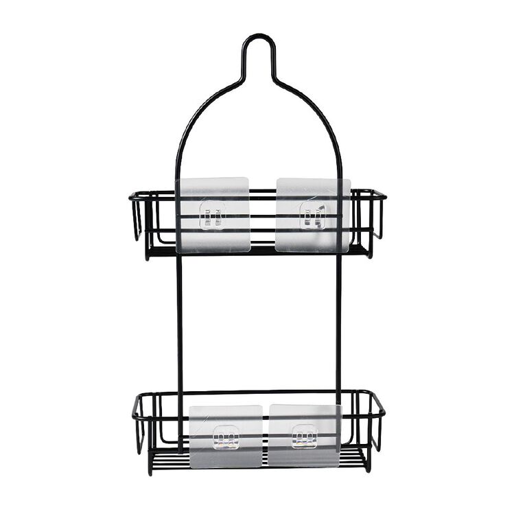 Living & Co Shower Caddy Large Black, , hi-res