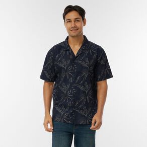 H&H Men's Printed Cotton Shirt