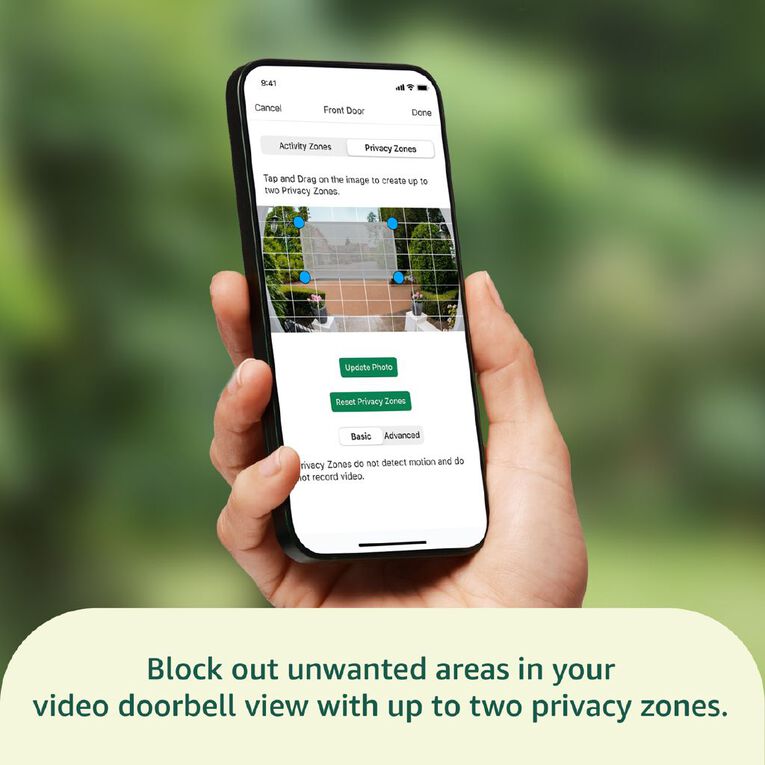 Blink Video Doorbell System White, , hi-res
