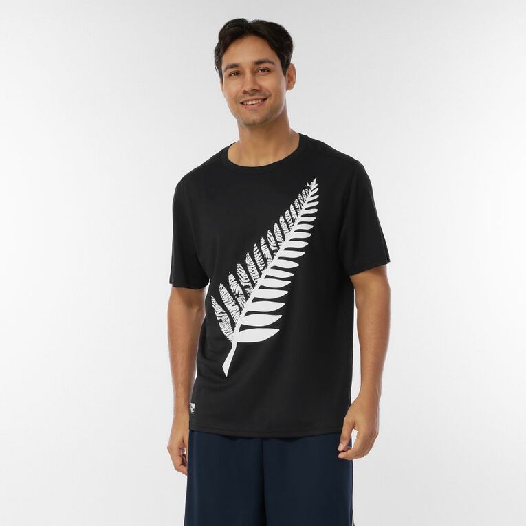 Active Intent Men's Supporter Tee, Black, hi-res