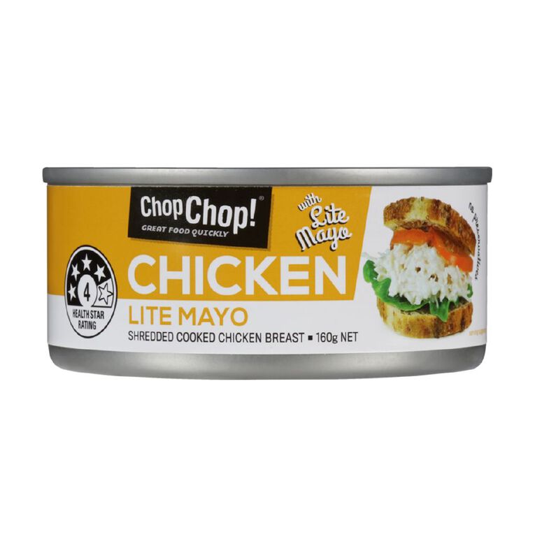 Chop Chop Chicken Lite Mayo 160g, , hi-res