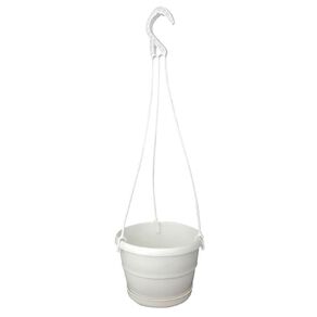 The Gardener Hanging Basket White