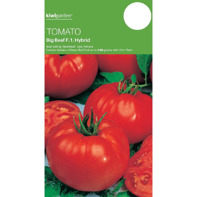 Kiwi Garden Tomato Big Beef F1 Hybrid Seeds, , hi-res