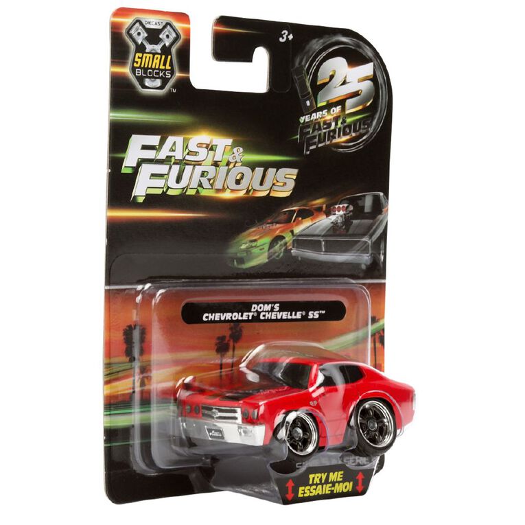 Jada Fast & Furious Small Blocks Diecast 1:43 Assorted, , hi-res