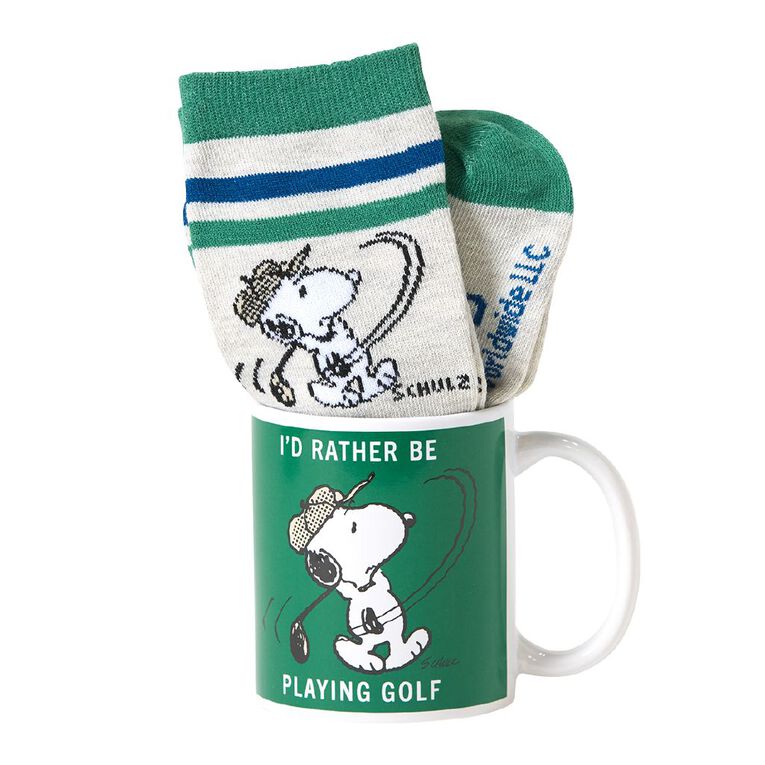 Peanuts Golf Mug And Sock Gift Set, , hi-res