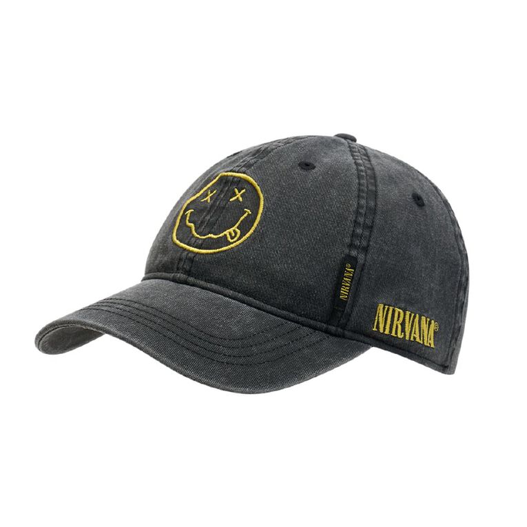 Nirvana Adults' Cap, Black, hi-res