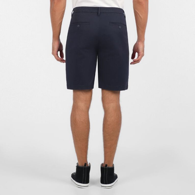 H&H Men's Chino Shorts, Blue Dark, hi-res