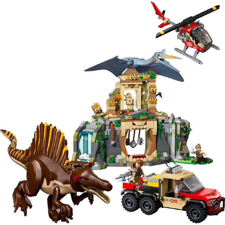 LEGO Jurassic World Spinosaurus & Quetzalcoatlus Air Mission 76976, , hi-res