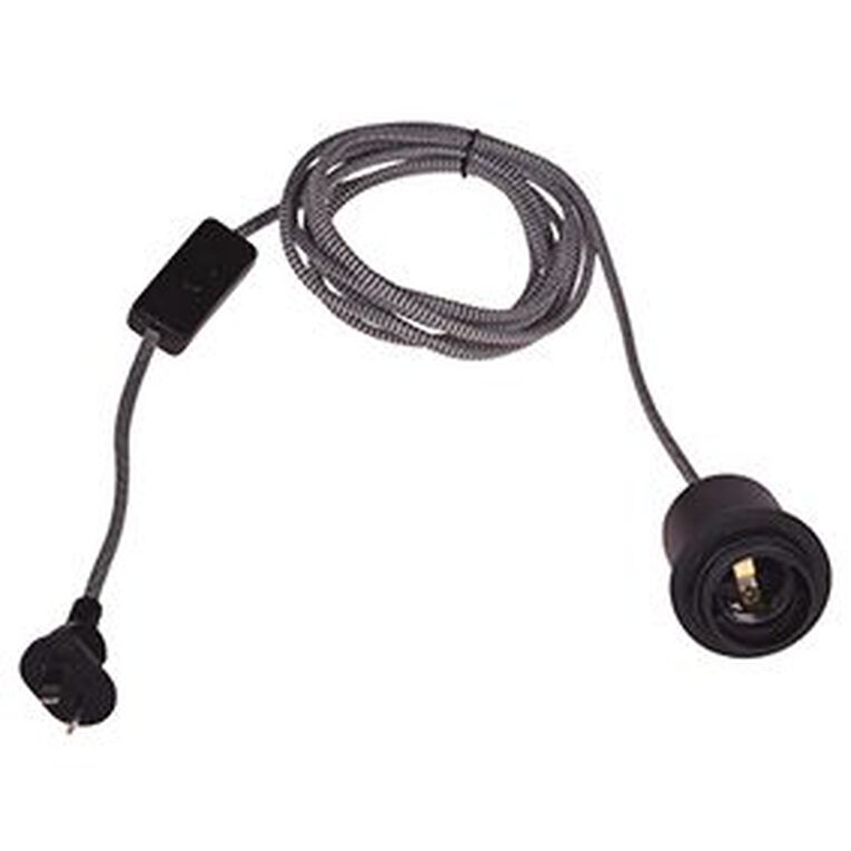 Living & Co Woola Suspension Kit Zebra E27 60W, , hi-res