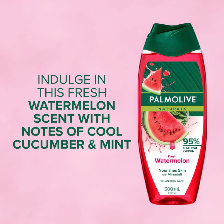 Palmolive Naturals Body Wash Watermelon 500ml, , hi-res