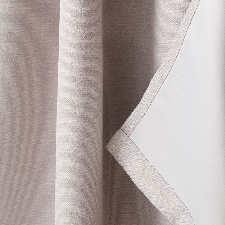 Living & Co Urban Curtains Grey 230-330cm Wide/160cm Drop, , hi-res
