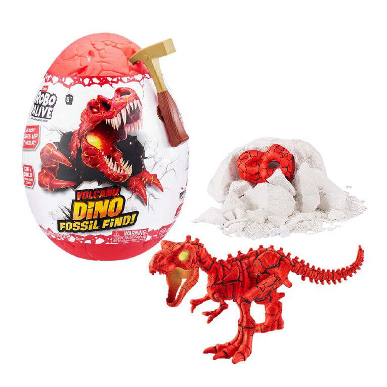 Zuru Robo Alive Dino Fossil Find Series 2 Surprise Egg Assorted, , hi-res