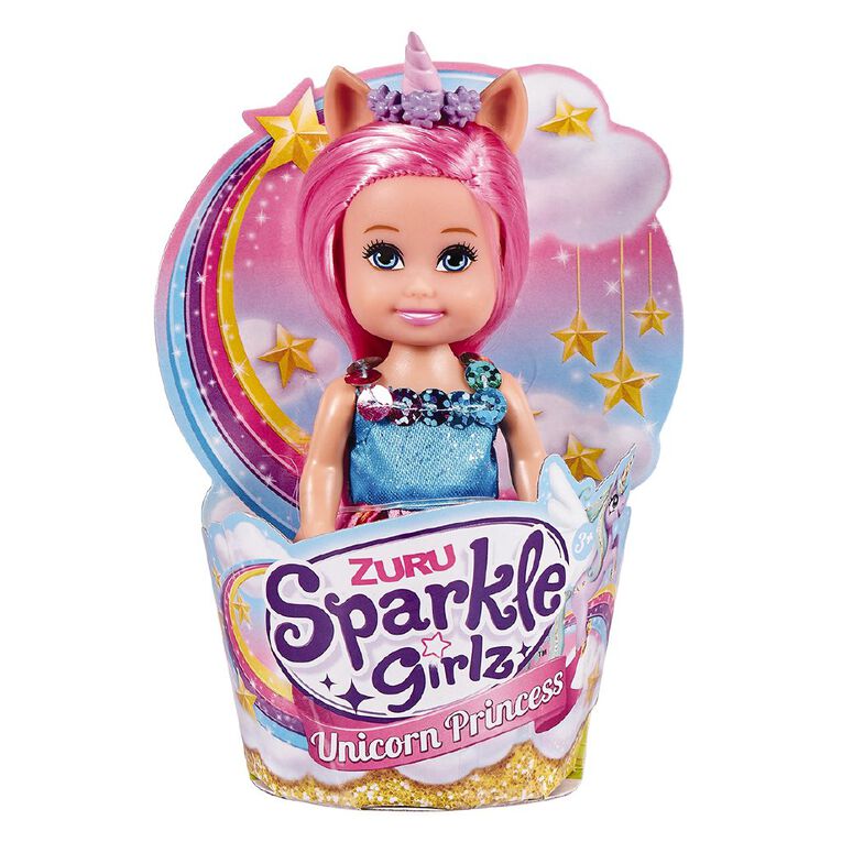 Zuru Sparkle Girlz Unicorn Princess in Cupcake Assorted 4 inch, , hi-res