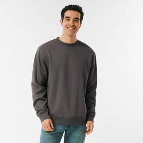 H&H Men's Plain Crew Sweatshirt