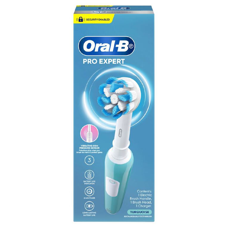 Oral-B Pro Expert Deep Clean Electric Toothbrush Turquoise, , hi-res