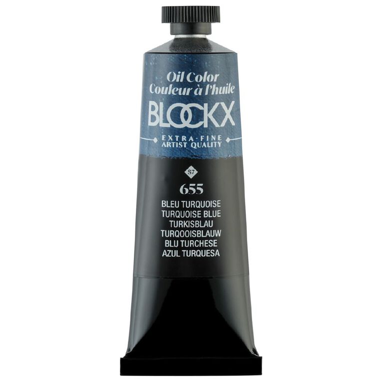 BLOCKX Oil Tube 35ml S7 655 Turquoise, , hi-res