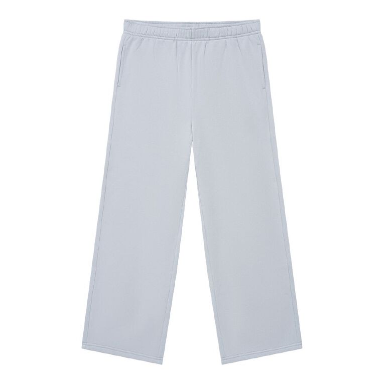 Young Original Plain Wide Leg Trackpants, Blue Light, hi-res