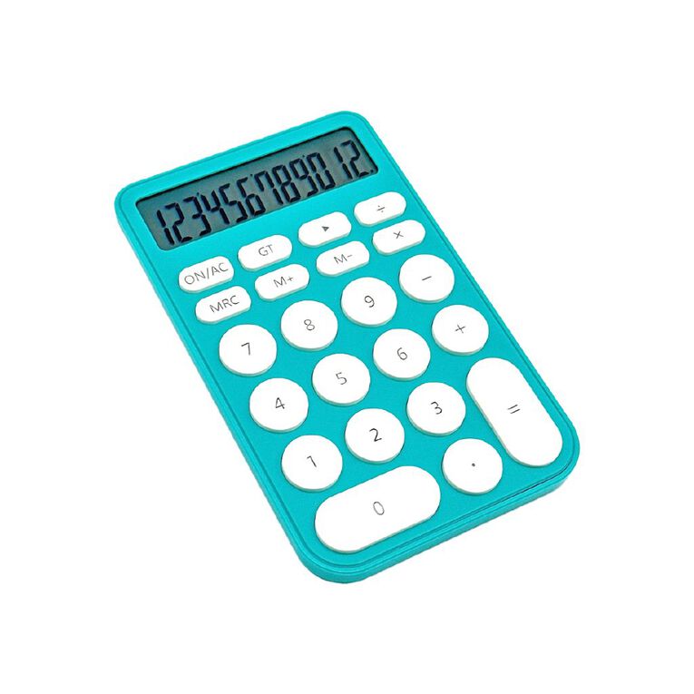 WS Pocket Calculator Teal, , hi-res