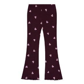 Young Original Toddler Girls' Flare Rib Leggings