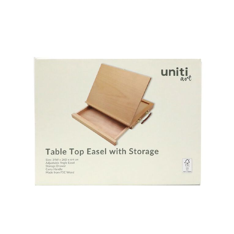 Uniti Table Top Easel with Storage, , hi-res