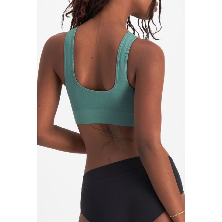 B FOR BONDS Women's Comfy Crop, Green Light, hi-res