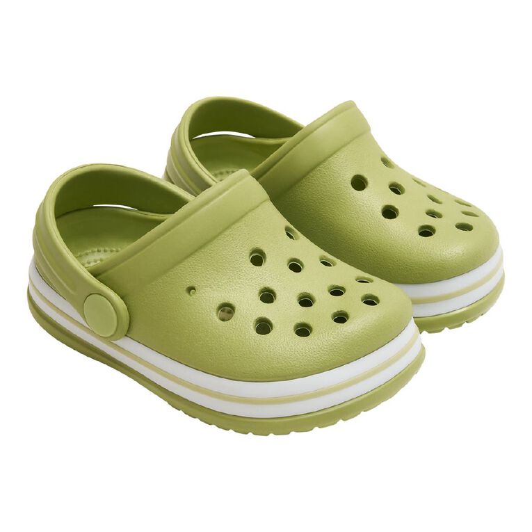 Young Original Junior Kids' Jack Frog Clog Shoes, Khaki, hi-res