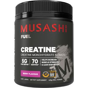 Musashi Creatine Flavoured Berry 420g