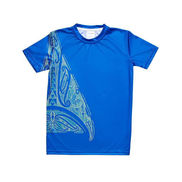 Schooltex Matamata Intermediate Sublimated Tee, Royal, hi-res