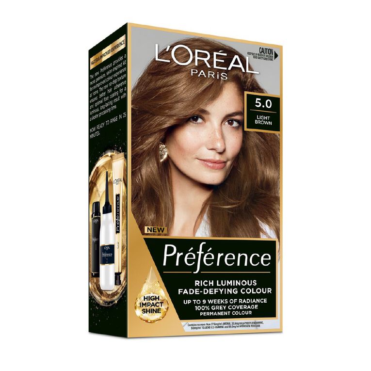 L'Oreal Paris Preference Hair Colour Light Brown 5, , hi-res