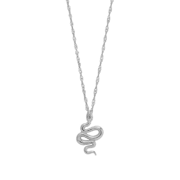 Waterproof Snake Pendant Necklace, , hi-res