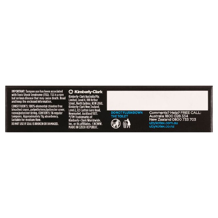 U By Kotex Regular Sport Tampons 16 Pack, , hi-res