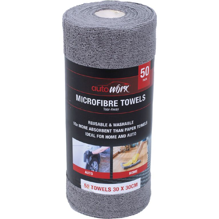 Autoworx Microfibre Towel 50 Pack, , hi-res