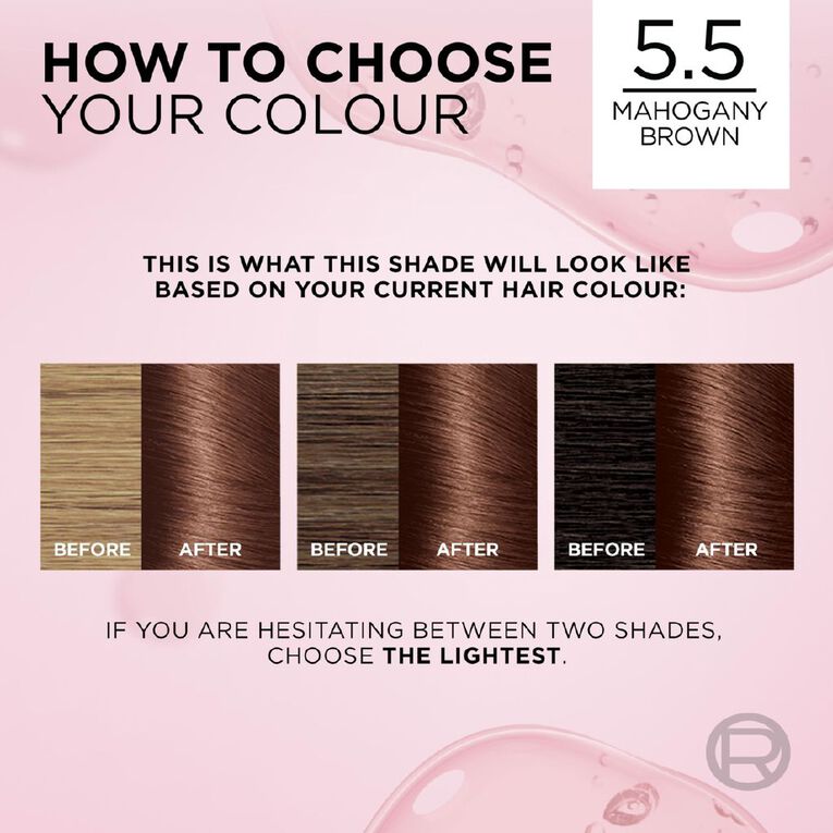 L'Oreal Paris Excellence Creme Hair Colour Mahogany Brown 5.5, , hi-res