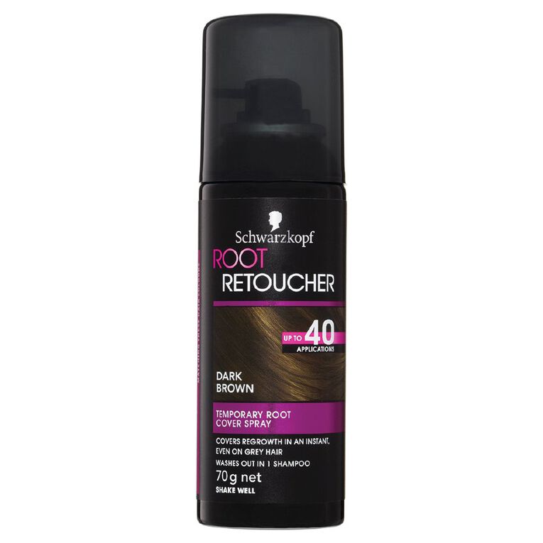 Schwarzkopf Root Retoucher Hair Colour Dark Brown, , hi-res