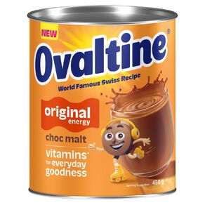 Ovaltine Original Energy Choc Malt 450g
