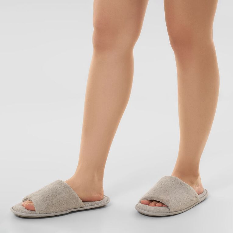 H&H Women's Essential Strap Slippers, Grey Light, hi-res
