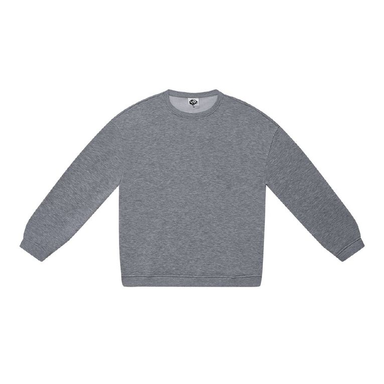 Young Original Basic Crew Sweatshirt, Grey Mid, hi-res